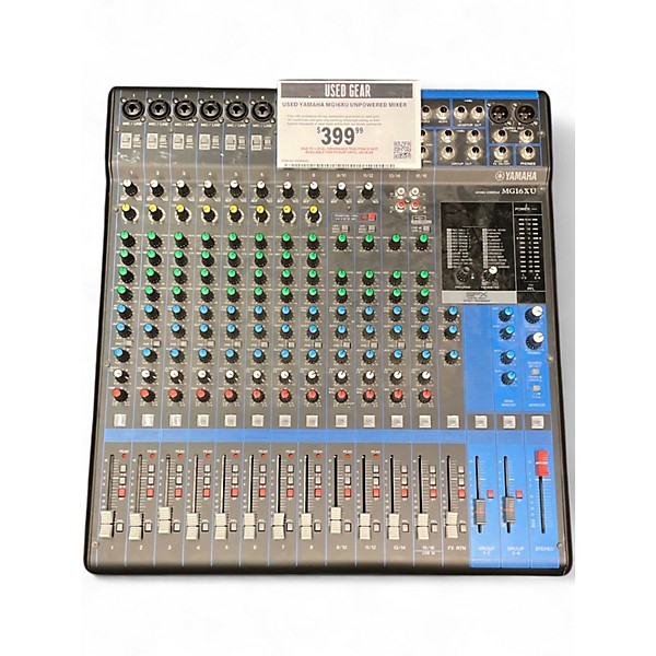 Used Yamaha MG16XU Unpowered Mixer