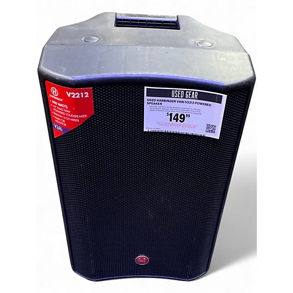 Used Harbinger VARI V2212 Powered Speaker