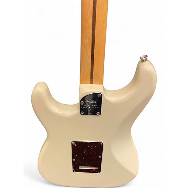 Used Fender American Professional II Stratocaster Olympic White Solid Body Electric Guitar