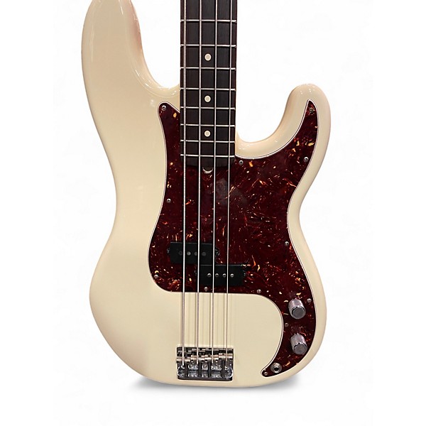 Used Fender American Professional Precision Bass Olympic White Electric Bass Guitar