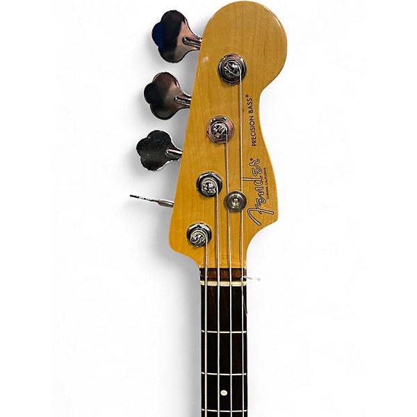 Used Fender American Professional Precision Bass Olympic White Electric Bass Guitar