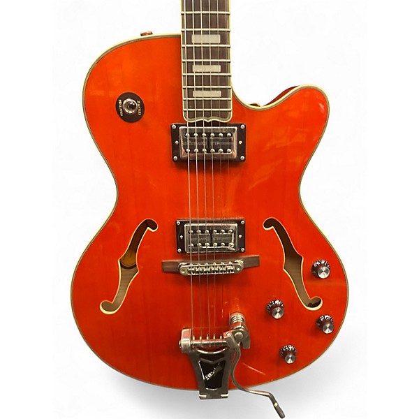 Used Epiphone Emperor Swingster Sunrise Orange Hollow Body Electric Guitar