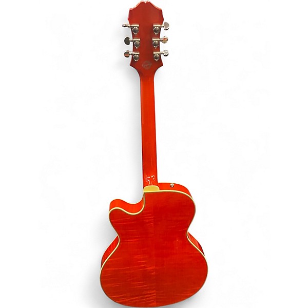 Used Epiphone Emperor Swingster Sunrise Orange Hollow Body Electric Guitar