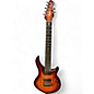 Used Sterling by Music Man Majesty 7 with DiMarzio Pickups Blood Orange Burst Solid Body Electric Guitar thumbnail