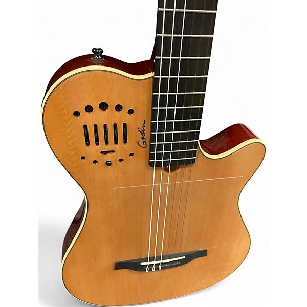 Used Godin MULTIAC Grand concert duet ambiance Natural Classical Acoustic Electric Guitar