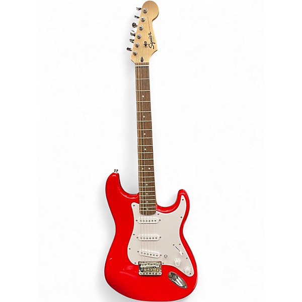 Used Squier Sonic Stratocaster HT Torino Red Solid Body Electric Guitar