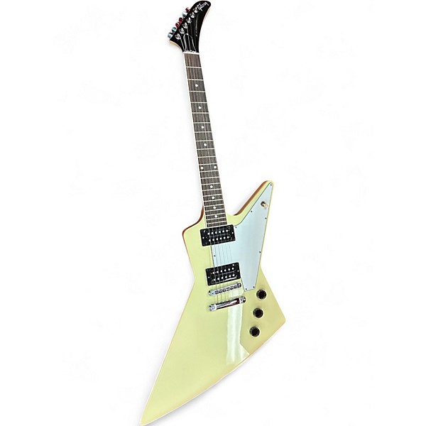 Used Gibson Explorer White Blonde Solid Body Electric Guitar