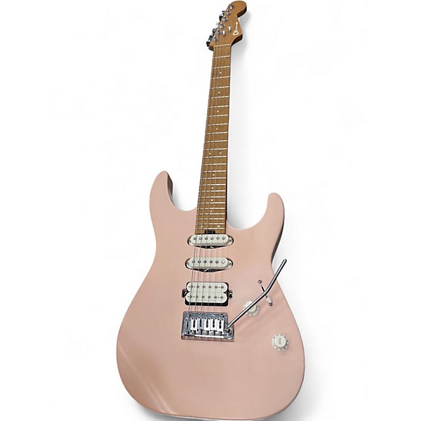 Used Charvel PRO-MOD DK24 2PT HSS CM Shell Pink Solid Body Electric Guitar
