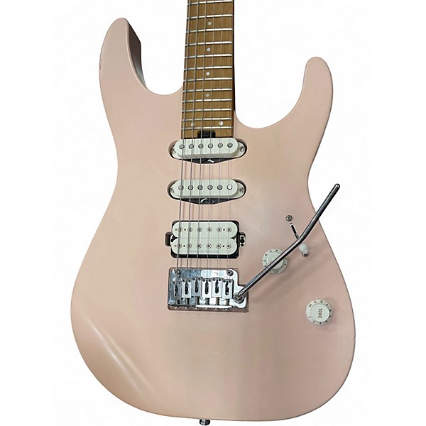 Used Charvel PRO-MOD DK24 2PT HSS CM Shell Pink Solid Body Electric Guitar