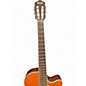 Used Ibanez AEG10NE Candy Tangerine Classical Acoustic Electric Guitar