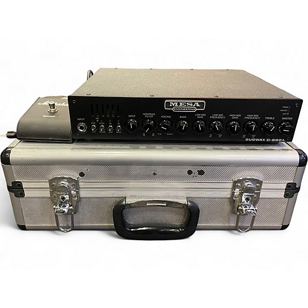 Used MESA/Boogie D800 PLUS W/ CASE AND FOOTSWITCH Bass Amp Head