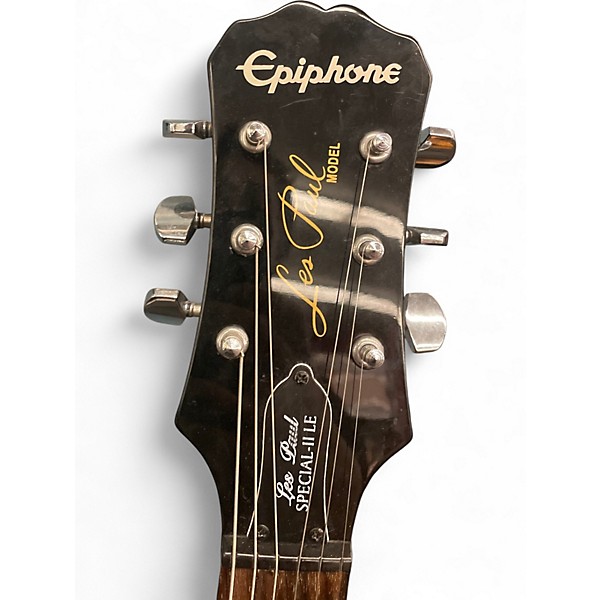 Used Epiphone Les Paul Special II Black Solid Body Electric Guitar