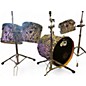 Used DW 4 Piece Collector's Series Zebra Maple Zebra Drum Kit