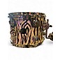 Used DW 4 Piece Collector's Series Zebra Maple Zebra Drum Kit