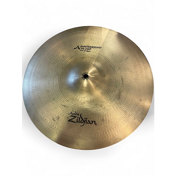 Used Zildjian 14in A Mastersound Hi Hat Pair Cymbal