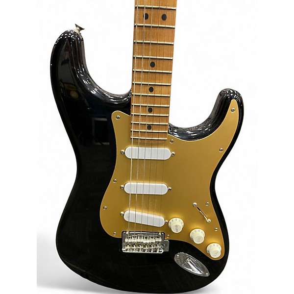 Used Fender Player Stratocaster Roasted Maple Black Solid Body Electric Guitar