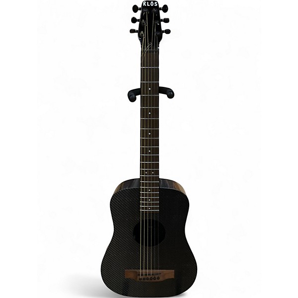 Used Klos TRAVEL ACOUSTIC ELECTRIC Black Acoustic Electric Guitar
