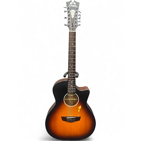 Used D'Angelico Premier Series Fulton LS 2 Color Sunburst 12 String Acoustic Electric Guitar
