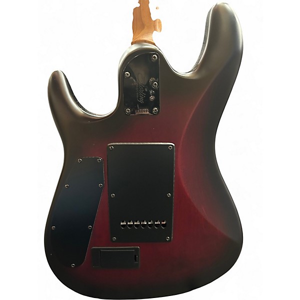 Used Sterling by Music Man Cutlass Jason Richardson 7 Crimson Red Burst Solid Body Electric Guitar