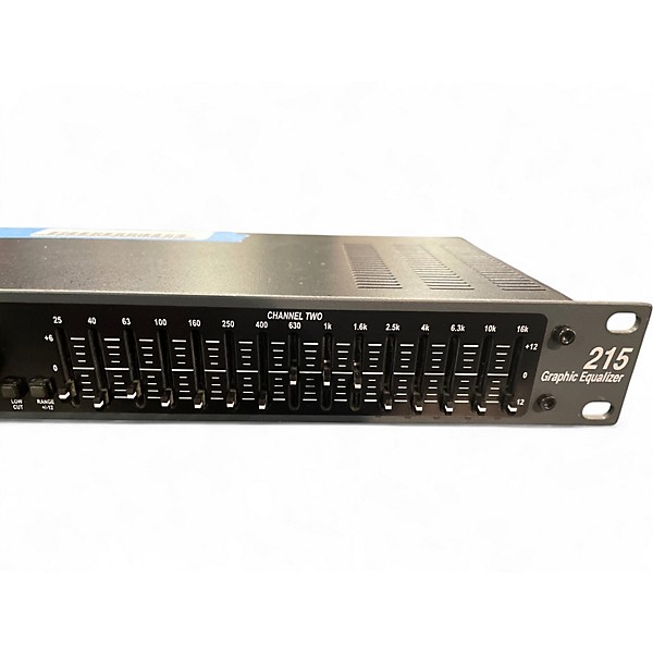 Used dbx 215 Dual 15-Band Graphic Equalizer