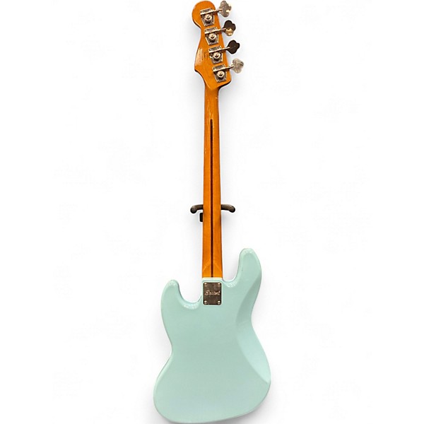 Used Squier JAZZ BASS Daphne Blue Electric Bass Guitar