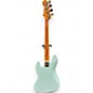 Used Squier JAZZ BASS Daphne Blue Electric Bass Guitar