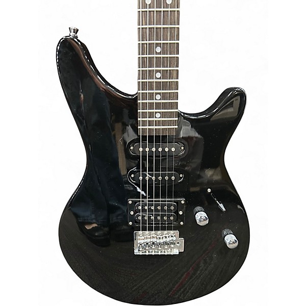 Used Rogue RR100 Rocketeer Black Onyx Solid Body Electric Guitar