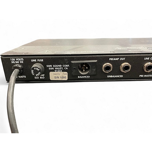 Used SWR Grand Prix Tube Bass Preamp