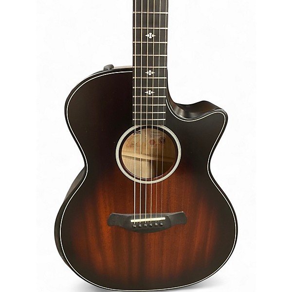 Used Taylor 324CE V-Class Builders Edition Shaded Edge Burst Acoustic Electric Guitar