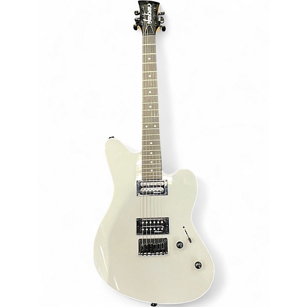 Used Jackson JS22 SURFCASTER Pearl White Solid Body Electric Guitar