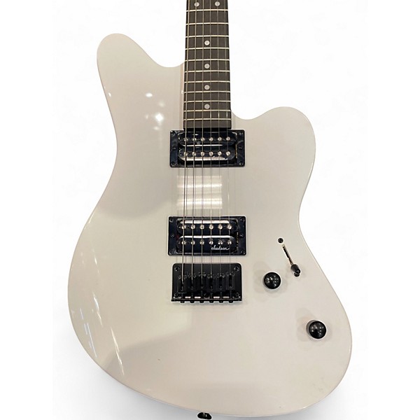 Used Jackson JS22 SURFCASTER Pearl White Solid Body Electric Guitar
