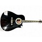 Used Esteban BLACK AND SILVER BLACK Acoustic Electric Guitar thumbnail