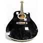 Used Esteban BLACK AND SILVER BLACK Acoustic Electric Guitar