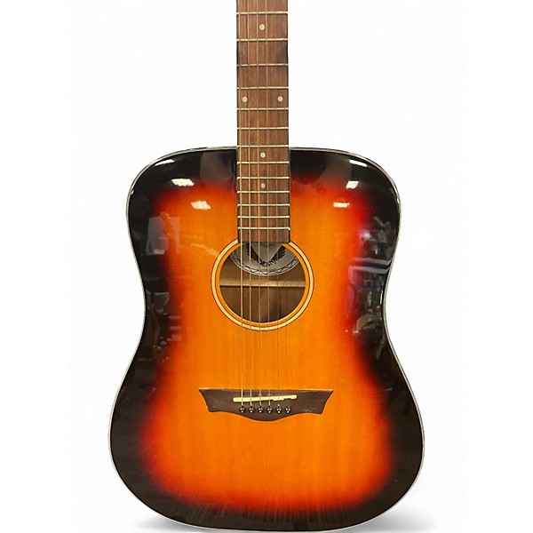 Used Dean AX PDY TSB PK 2 Color Sunburst Acoustic Guitar