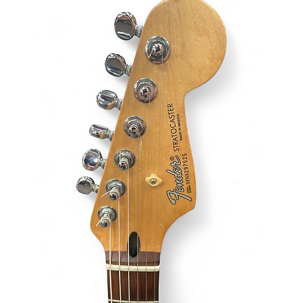 Used Fender Standard Stratocaster BLACK Solid Body Electric Guitar