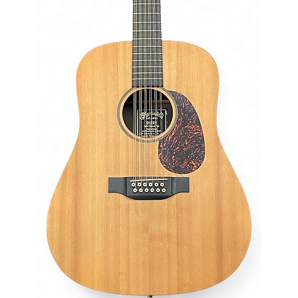 Used Martin D12X1 Natural 12 String Acoustic Guitar