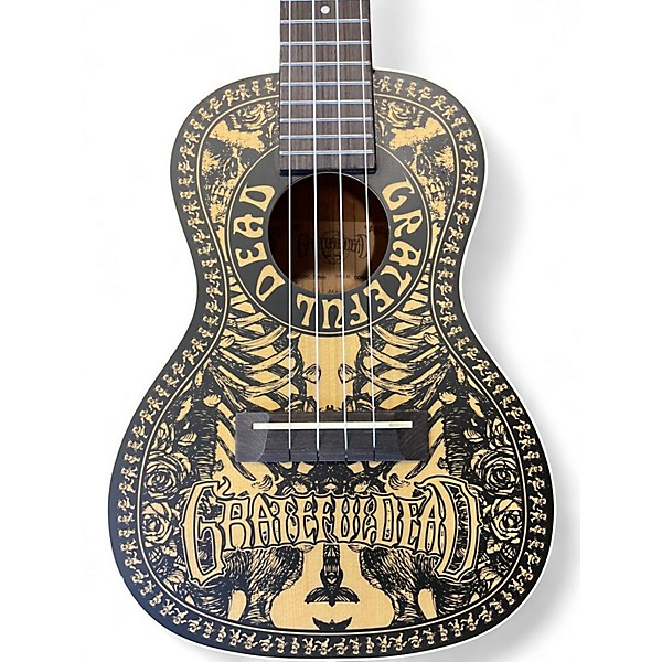 Used 2000s Alvarez GDU26C TATTOO TATTOO GREATEFUL DEAD Ukulele