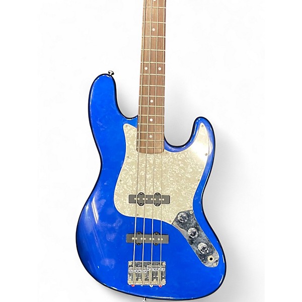 Used Hamer SLAMMER 4 STRING Blue Electric Bass Guitar