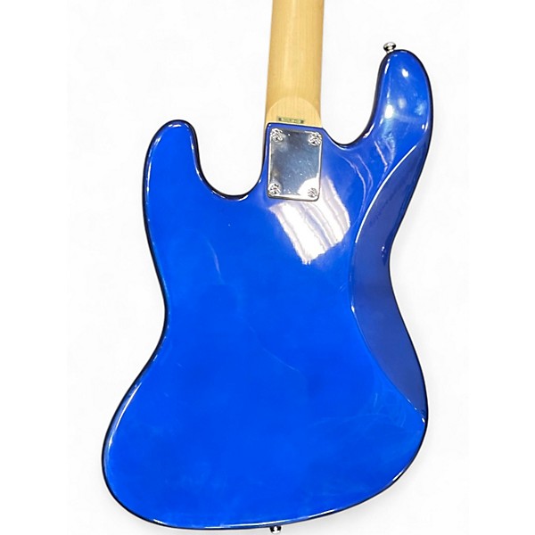Used Hamer SLAMMER 4 STRING Blue Electric Bass Guitar