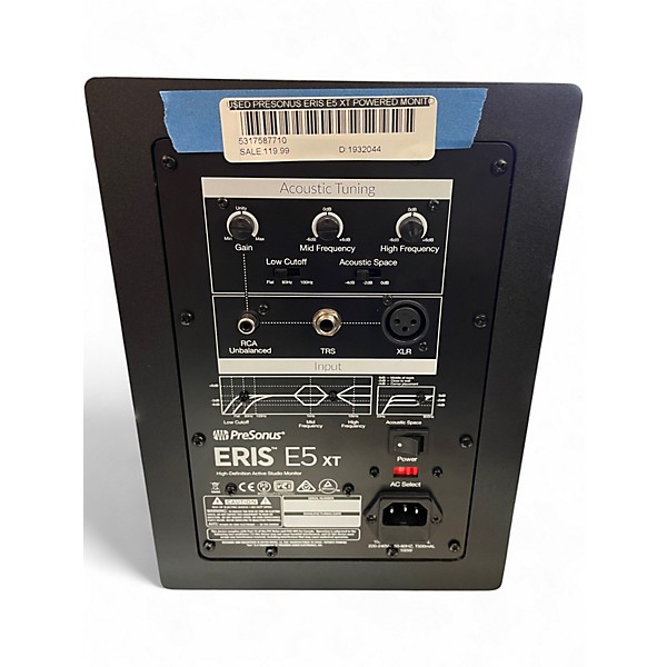 Used PreSonus ERIS E5 XT Powered Monitor