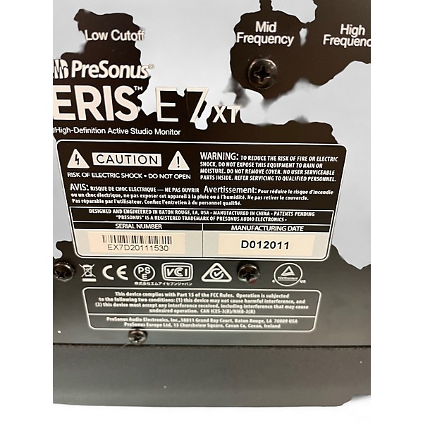 Used PreSonus ERIS E7 XT Powered Monitor