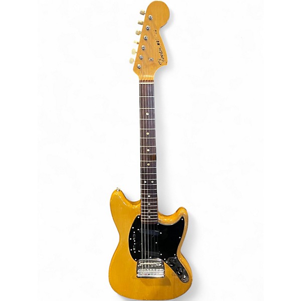 Vintage 1966 Fender Mustang Natural Solid Body Electric Guitar