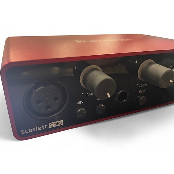Used Focusrite Scarlett Solo Gen 3 Audio Interface