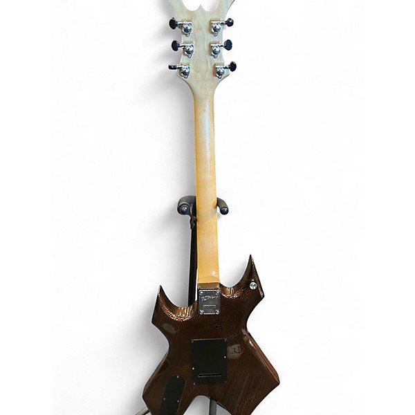 Used B.C. Rich Warlock platinum orange crackle Solid Body Electric Guitar