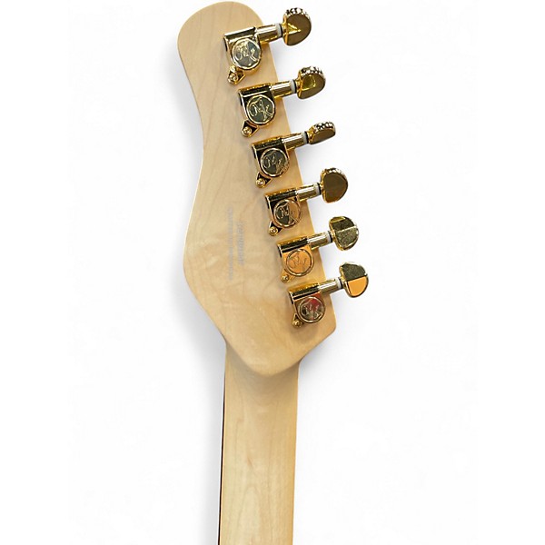 Used Michael Kelly Custom Collection '60s Burl Ultra Blue Burl Solid Body Electric Guitar