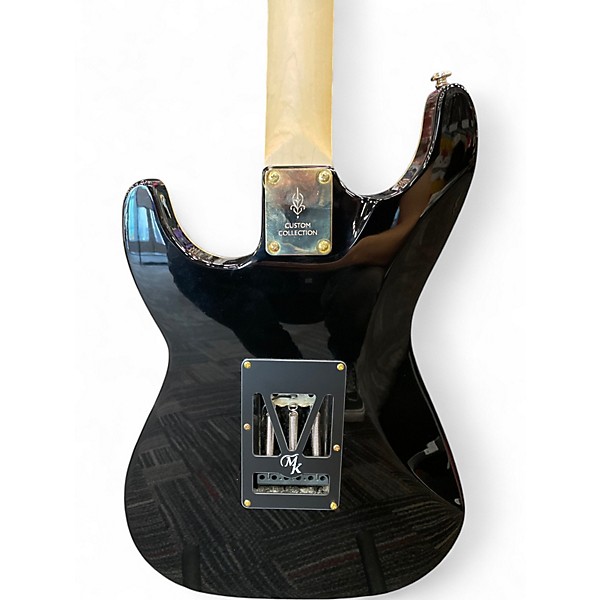 Used Michael Kelly Custom Collection '60s Burl Ultra Blue Burl Solid Body Electric Guitar