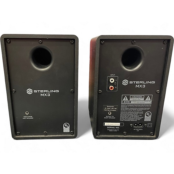 Used Sterling Audio MX3 Pair Powered Monitor
