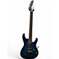 Used 2010s Ibanez S670QM Blue Solid Body Electric Guitar