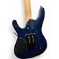 Used 2010s Ibanez S670QM Blue Solid Body Electric Guitar