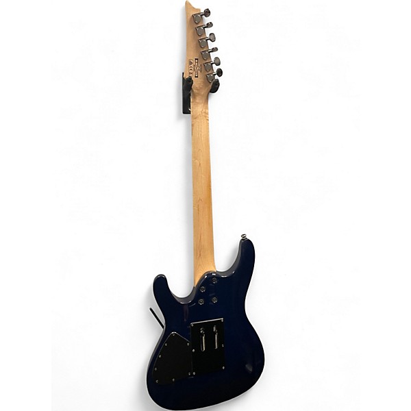Used 2010s Ibanez S670QM Blue Solid Body Electric Guitar